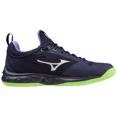 Zapatillas Para Voleibol Mizuno WAVE Luminous 2 Hombre - Azules Oscuro / Verdes / Morados - Chile M